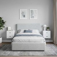 mesita de noche de pared 2 uds - mueble de dormitorio - madera de ingenieria 33x345x40cm