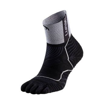 Calcetines Lurbel Tiwar Toe Three Negro Gris, Talla M