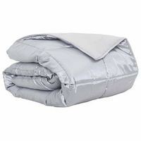 edredon  duvet de verano plateado 200 x 240 cm saten y microfibra