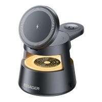 essager ojd-132 15w cargador inalambrico de escritorio 4-en-1 estacion de carga inalambrica rapida con funcion de luz no