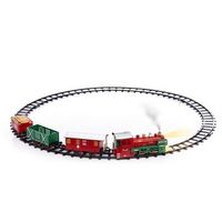 tren de navidad musical de vapor de 20 piezas 1 led