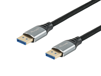 CABLE DISPLAYPORT A DISPLAYPORT PREMIUM 2,1 EQUIP 119282 2M 16K 60Hz 54Gps ALUMINIO