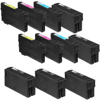 compatible multipack epson 408lbkcmy 2 full sets 3 extra black ink cartridges 11 pack