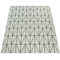 alfombras de interior y exterior bruna blanco 80x150 cm