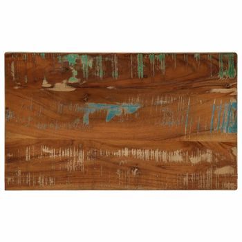 Tablero Mesa Rectangular Madera Maciza Reciclada 40x30x3,8 Cm Vidaxl