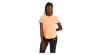 maillot de manga corta para mujer new balance race day ultra light naranja