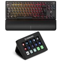 bundle corsair k70 core tkl teclado mecanico gaming inalambrico rgb  elgato stream deck mk2