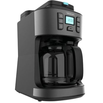 Cecotec Coffee 66 Grind & Drop Cafetera de Goteo Digital con Molinillo 12 Tazas Acero Inoxidable