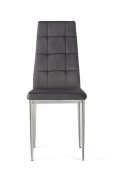 Melissa Grey Velvet Dining Chairs - Grey