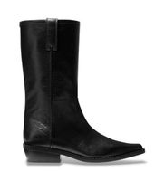 michael kors para mujer 40t6frmb5l botas de piel farren negro 39 plano cremallera casual