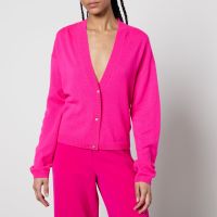 stine goya suanne embellished merino wool-blend cardigan - l
