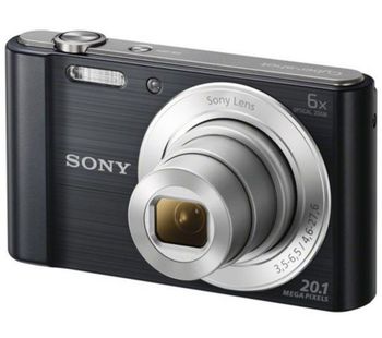 SONY Cyber-shot DSCW810B Compact Camera - Black, Black