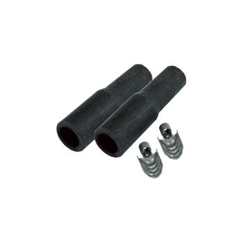 Tapón de bobina de encendido Harley-Davidson '99-'16 Accel recto negro par