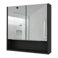 botiquin jaspe con dos puerta y cada puerta con un espejo en la parte exterior