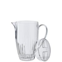 jarra de acrilico transparente 14  25  14 cm