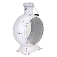 farol de metal blanco 25x38x55