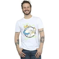 disney camiseta alice in wonderland im late para hombre