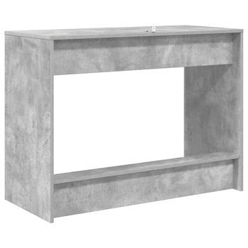 Escritorio De Cama Gris Concreto 100 X 45 X 75 Cm