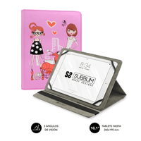 funda tablet 101 subblim trendy case fashion girls