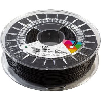 Smartfil Flex 93a Filamento Flexiprint 3D 1.75mm 750g True Black