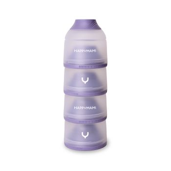 Dosificador de leche en polvo Happymami Violeta Seda