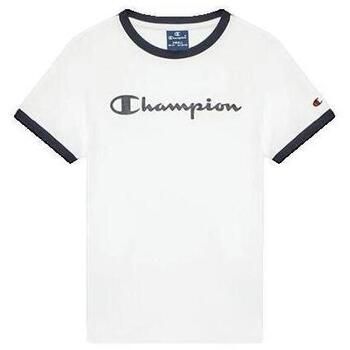 Champion Camiseta T-shirt blanc para niña