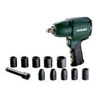 metabo dssw 360 set 12 atornilladores de impacto neumaticosmaletin profesional
