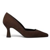 lodi zapatos de tacon genius ante marron para mujer