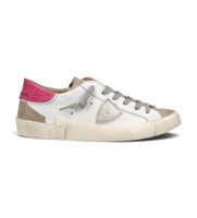 philippe model para mujer prld zapatillas de piel prsx low blanco 39 plano cordones casual
