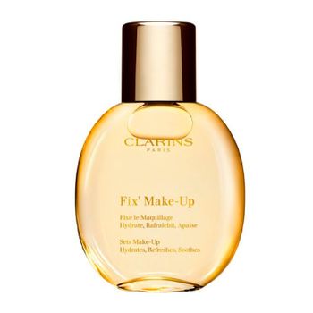 Clarins Cosmética Facial Fix Make-Up Gold Bruma Fijadora Maquillaje