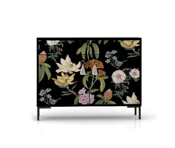 Aparador MDF 2 puertas y 2 cajones estampado floral