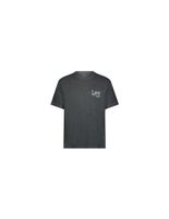 camiseta lee loose logo washed negro hombre