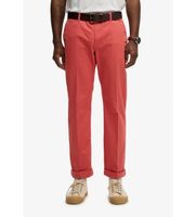 superdry para hombre m7011418a pantalon premium recular chino rojo 3332 casual algodon