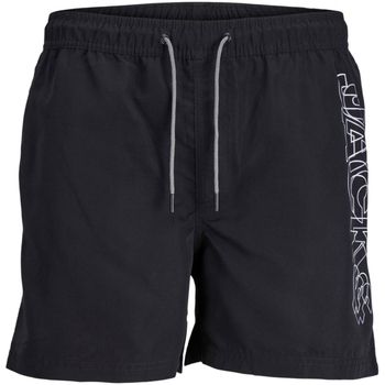 Jack & Jones Bañador 12256153 JPSTFIJI JJSWIM DOUBLE LOGO LY SN MNI BLACK para niño