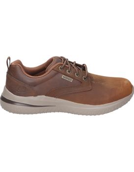 Zapato Waterproof Skechers Delson 3.0 Glavine En Marrón 46