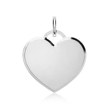 Precioso colgante de plata 925 en forma de corazón