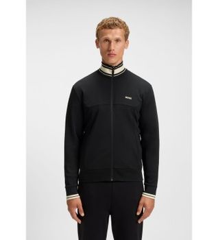 BOSS para hombre. 50543081 Sudadera Zone negro (XL), Casual, Algodón