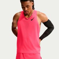 nike aeroswift  camiseta de running hombres - rojo negro