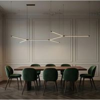 leds c4 colgante tubs modular molecular double 1500mm led 2695w blanco calido - 3000k