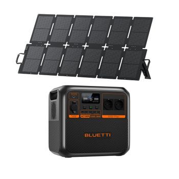 Kit Estación De Energía Bluetti Ac180p + Panel Solar 220 W, 1440 Wh