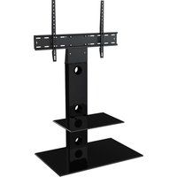 avf reflections fsl700leb lesina tv stand with bracket - black black