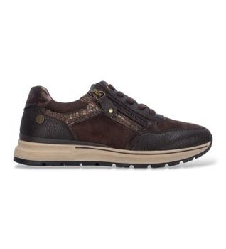 Refresh para mujer. 17608802-MARRON Zapatillas 176088 marrón (41), Plano, Cremallera, Casual