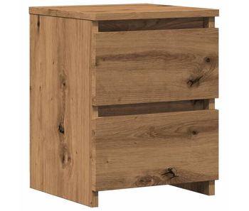Vidaxl mesita de noche madera de ingeniería roble artisan 30x30x40 cm