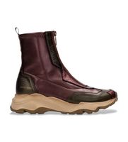 hispanitas para mujer chi254321 zapatillas de piel nepal bolmet burdeos 36 3 a 5cm cremallera casual