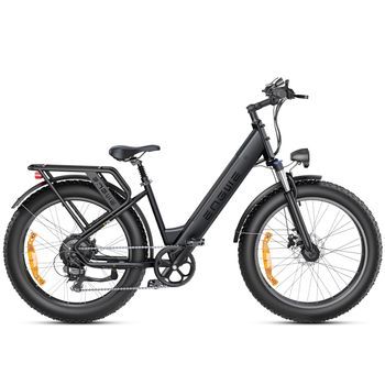 Bicicleta Eléctrica Engwe E26 St De Cuadro Bajo, 48 V, 16 Ah, Motor De 250 W, Autonomía De 140 Km, Negro