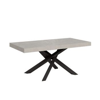 Mesa Extensible 180/284x90 Cm Volantis Premium Cachemir Patas Antracita