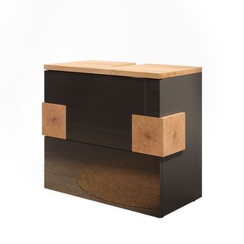 Mueble Bajo Lavabo Eden 70 X 64.5 Cm Con 2 Cajones Vicco