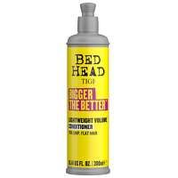 tigi bed head wash and care bigger the better lightweight volume conditioner for fine hair 300ml