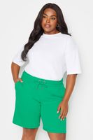 yours joggers cortos verde manzana mujer curvy y tallas grandes yours