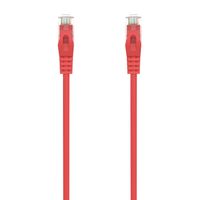 aisens cable de red latiguillo rj45 lszh cat6a 500 mhz utp awg24 rojo 15m